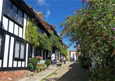 rye - The Mermaid Inn, Mermaid Street, Rye, East Sussex, England, United Kingdom, Europe Stock Photo - Rights-Managed, Code: 841-06344340