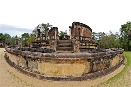 polonnaruwa - Vatagade, 12th century, UNESCO World Heritage Site, Polonnaruwa, Sri Lanka, Asia Foto de stock - Con derechos protegidos, Código: 841-06344399