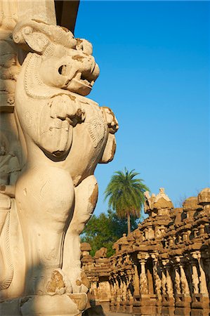 Kailasanatha temple dating from the 8th century, Kanchipuram, Tamil Nadu, India, Asia Stock Photo - Rights-Managed, Code: 841-06344582