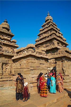 standing photos of girls in saree - The Shore Temple, Mamallapuram (Mahabalipuram), UNESCO World Heritage Site, Tamil Nadu, India, Asia Stock Photo - Rights-Managed, Code: 841-06344591