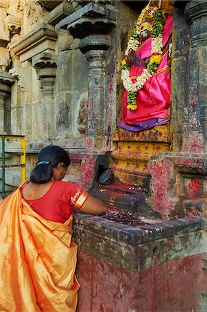 saree images - Arunachaleswar temple, Tiruvannamalai, Tamil Nadu, India, Asia Stock Photo - Rights-Managed, Code: 841-06344607