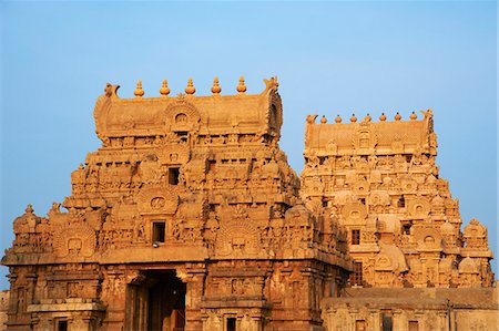 spirituality architecture - Bridhadishwara temple, UNESCO World Heritage Site, Thanjavur (Tanjore), Tamil Nadu, India, Asia Stock Photo - Rights-Managed, Code: 841-06344613