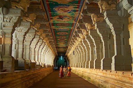picture of asian places - Ramanatha Swami, Rameswaram, Tamil Nadu, India, Asia Stock Photo - Rights-Managed, Code: 841-06344643