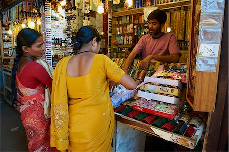 Bracelets and bangles for sale, Devaraja market, Mysore, Karnataka, India, Asia Stock Photo - Rights-Managed, Code: 841-06344663