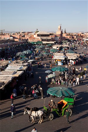 simsearch:841-05794658,k - Vue sur le marché, la Place Jemaa El Fna, Marrakech, Maroc, Afrique du Nord, Afrique Photographie de stock - Rights-Managed, Code: 841-06344746