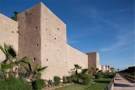 simsearch:841-05784674,k - Walls of the Old and Medina, Marrakesh, Morocco, North Africa, Africa Foto de stock - Con derechos protegidos, Código: 841-06344776