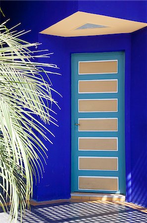 pattern in africa - Majorelle Gardens, Marrakesh, Morocco, North Africa, Africa Stock Photo - Rights-Managed, Code: 841-06344798