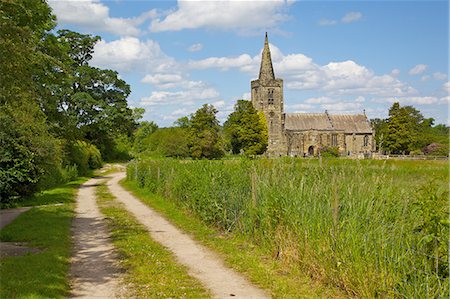 siglo xiv - All Saints Church, Mackworth, Derby, Derbyshire, England, United Kingdom, Europe Foto de stock - Con derechos protegidos, Código: 841-06344885