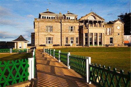 Royal and Ancient Golf Club, St. Andrews, Fife, Scotland, United Kingdom, Europe Stock Photo - Rights-Managed, Code: 841-06344888