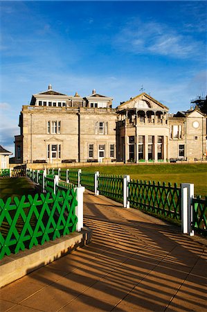 Royal and Ancient Golf Club, St. Andrews, Fife, Scotland, United Kingdom, Europe Stock Photo - Rights-Managed, Code: 841-06344889