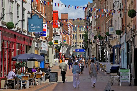 Shopping off Iron Gate, Derby, Derbyshire, England, United Kingdom, Europe Stock Photo - Rights-Managed, Code: 841-06344883