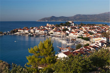 Harbour view, Pythagorion, Samos, Aegean Islands, Greece Foto de stock - Con derechos protegidos, Código: 841-06345198