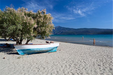 Beach view, Psili Ammos, Samos, Aegean Islands, Greece Stock Photo - Rights-Managed, Code: 841-06345221