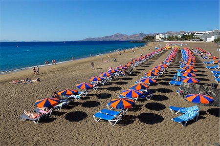 spain sea - Playa Grande, Puerto del Carmen, Lanzarote, Canary Islands, Spain, Atlantic, Europe Stock Photo - Rights-Managed, Code: 841-06345254