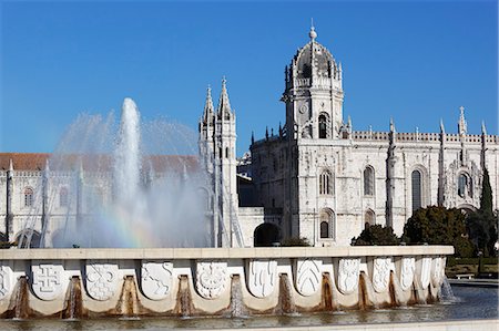 Mosteiro dos Jerónimos, patrimoine mondial UNESCO, Belém, Lisbonne, Portugal, Europe Photographie de stock - Rights-Managed, Code: 841-06345259