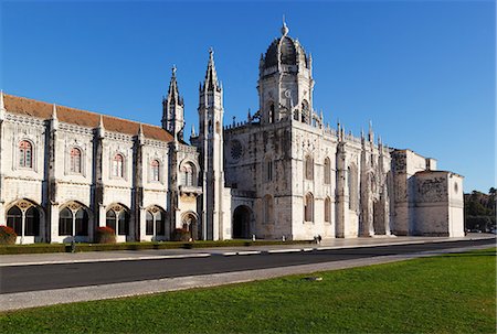 Mosteiro dos Jerónimos, patrimoine mondial UNESCO, Belém, Lisbonne, Portugal, Europe Photographie de stock - Rights-Managed, Code: 841-06345261