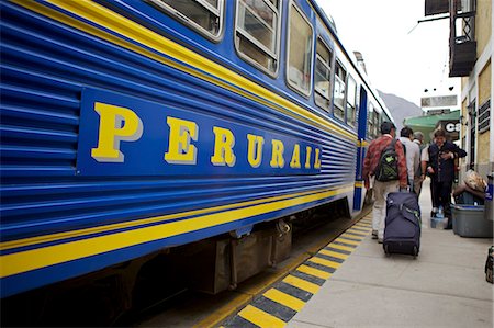 Peru rail train, peru, peruvian, south america, south american, latin america, latin american South America Stock Photo - Rights-Managed, Code: 841-06345393