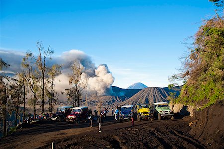 Tourist jeep tour at Mount Bromo, Bromo Tengger Semeru National Park, East Java, Indonesia, Southeast Asia, Asia Stock Photo - Rights-Managed, Code: 841-06341197