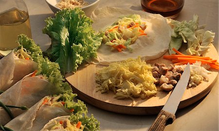 places in the philippines - Fresh spring rolls, Philippines, Southeast Asia, Asia Foto de stock - Con derechos protegidos, Código: 841-06341382