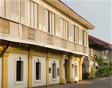 simsearch:841-06341368,k - Siquya Heritage mansion, a classic Filipino Bahai na bato, home of former president Quirino, now a Museum, Vigan, UNESCO World Heritage Site, Ilocos Sur, Philippines, Southeast Asia, Asia Foto de stock - Direito Controlado, Número: 841-06341405