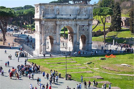 The Arch of Constantine, Rome, Lazio, Italy, Europe Foto de stock - Con derechos protegidos, Código: 841-06341468