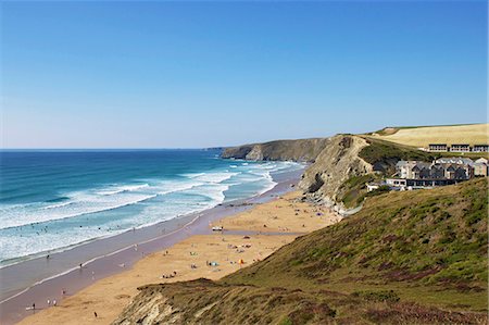 Watergate Bay, Newquay, Cornwall, England, United Kingdom, Europe Stock Photo - Rights-Managed, Code: 841-06341554