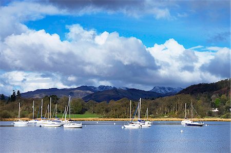 Ambleside, Lake Windermere, Lake District-Nationalpark, Cumbria, England, Vereinigtes Königreich, Europa Stockbilder - Lizenzpflichtiges, Bildnummer: 841-06341649