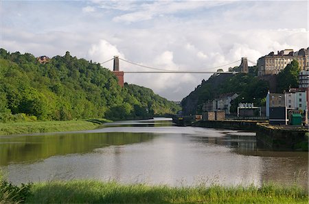 Pont suspendu de Clifton, Avon Gorge, Bristol, Angleterre, Royaume-Uni, Europe Photographie de stock - Rights-Managed, Code: 841-06341731