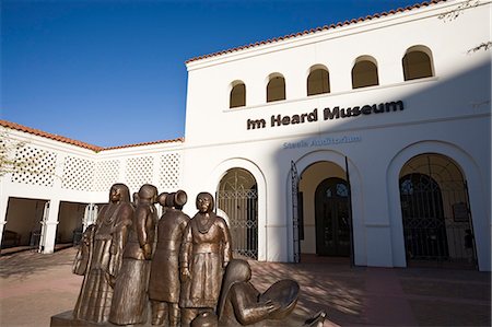 phoenix - Heard Museum, Phoenix, Arizona, United States of America, North America Foto de stock - Direito Controlado, Número: 841-06341970