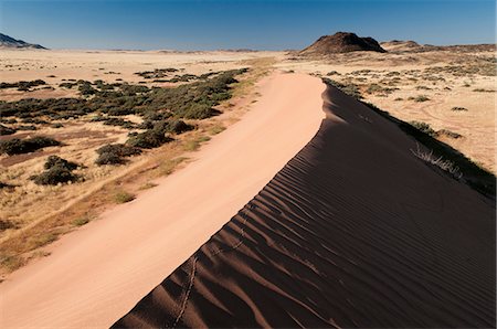 Sand dune, Huab River Valley, Torra Conservancy, Damaraland, Namibia, Africa Stock Photo - Rights-Managed, Code: 841-06342216