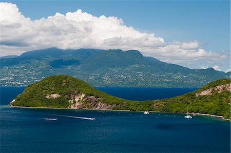 Ilet a Cabrit, Iles des Saintes, Terre de Haut, Guadeloupe, French Caribbean, France, West Indies, Central America Foto de stock - Con derechos protegidos, Código: 841-06342339