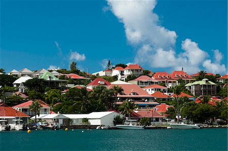 Gustavia, Saint Barthelemy, West Indies, Caribbean, Central America Fotografie stock - Rights-Managed, Codice: 841-06342354