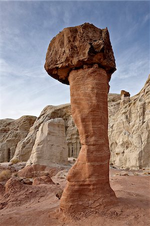 simsearch:841-06446811,k - Toadstool hoodoo, Grand Staircase-Escalante National Monument, Utah, United States of America, North America Stock Photo - Rights-Managed, Code: 841-06342667