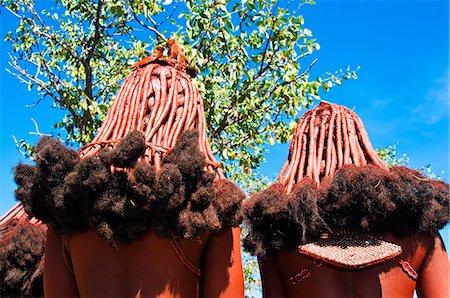 Coiffure de Himba femmes, Kaokoland, Namibie, Afrique Photographie de stock - Rights-Managed, Code: 841-06342688
