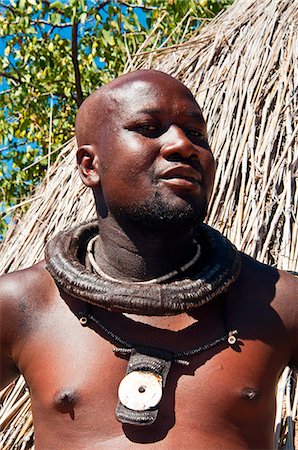 Himba man, Kaokoveld, Namibia, Africa Foto de stock - Con derechos protegidos, Código: 841-06342694