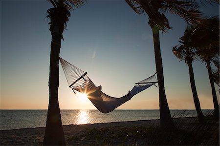 Woman on a hammock on the beach, Florida, United States of America, North America Stock Photo - Rights-Managed, Code: 841-06342819