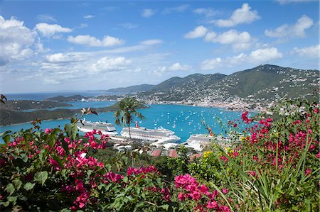 Charlotte Amalie, St. Thomas, U.S. Virgin Islands, West Indies, Caribbean, Central America Stock Photo - Rights-Managed, Code: 841-06342833