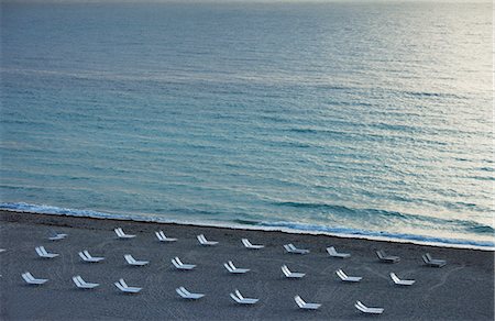 florida - Empty beach, South Beach, Miami Beach, Florida, United States of America, North America Stock Photo - Rights-Managed, Code: 841-06342846