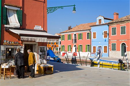 simsearch:841-07589804,k - Store on Corte Novello, Burano Island, Venice, Veneto, Italy, Europe Foto de stock - Con derechos protegidos, Código: 841-06342885