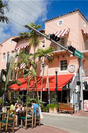 pictures of outdoor cafes miami - Spanish Village, Miami Beach, Florida, United States of America, North America Stock Photo - Rights-Managed, Code: 841-06342993