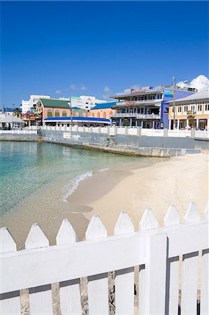 Stores on Harbour Drive, George Town, Grand Cayman, Cayman Islands, Greater Antilles, West Indies, Caribbean, Central America Foto de stock - Con derechos protegidos, Código: 841-06343016
