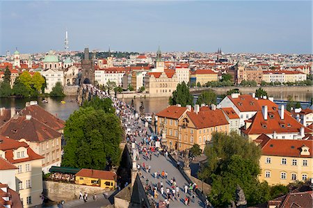 simsearch:841-06343158,k - Pont Charles, patrimoine mondial UNESCO, Prague, République tchèque, Europe Photographie de stock - Rights-Managed, Code: 841-06343141