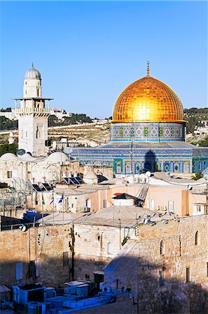 Dome of the Rock, Temple Mount, Old City, UNESCO World Heritage Site, Jerusalem, Israel, Middle East Foto de stock - Con derechos protegidos, Código: 841-06343255