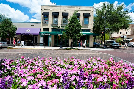 Downtown, Winter Park, Florida, United States of America, North America Stock Photo - Rights-Managed, Code: 841-06343318