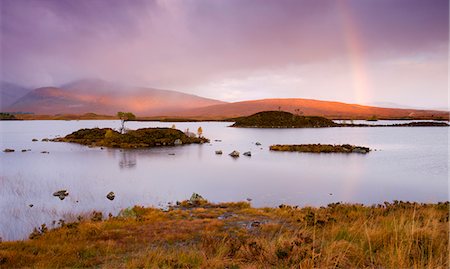 simsearch:841-06033025,k - Rainbow in stormy skies over Lochan Na H-Achlaise on Rannoch Moor in Autumn, Highlands, Scotland, United Kingdom, Europe Foto de stock - Con derechos protegidos, Código: 841-06343419