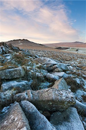 simsearch:841-06343650,k - Givre sur Tor Belstone dans le Parc National de Dartmoor, Devon, Angleterre, Royaume-Uni, Europe Photographie de stock - Rights-Managed, Code: 841-06343569