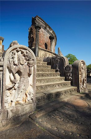 ruine - Vatadage, Quadrangle, Polonnaruwa, Site du patrimoine mondial de l'UNESCO, Province centrale du Nord, Sri Lanka, Asie Photographie de stock - Rights-Managed, Code: 841-06343705