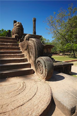 swirl - Council Chamber, Citadel, Polonnaruwa, UNESCO World Heritage Site, North Central Province, Sri Lanka, Asia Stock Photo - Rights-Managed, Code: 841-06343715