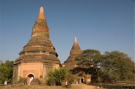 Kleine Paya, Bagan (Pagan), Myanmar (Birma), Asien Stockbilder - Lizenzpflichtiges, Bildnummer: 841-06343823