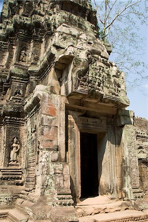 Ta Prohm, Angkor Archaeological Park, UNESCO World Heritage Site, Siem Reap, Cambodia, Indochina, Southeast Asia, Asia Stock Photo - Rights-Managed, Code: 841-06343841